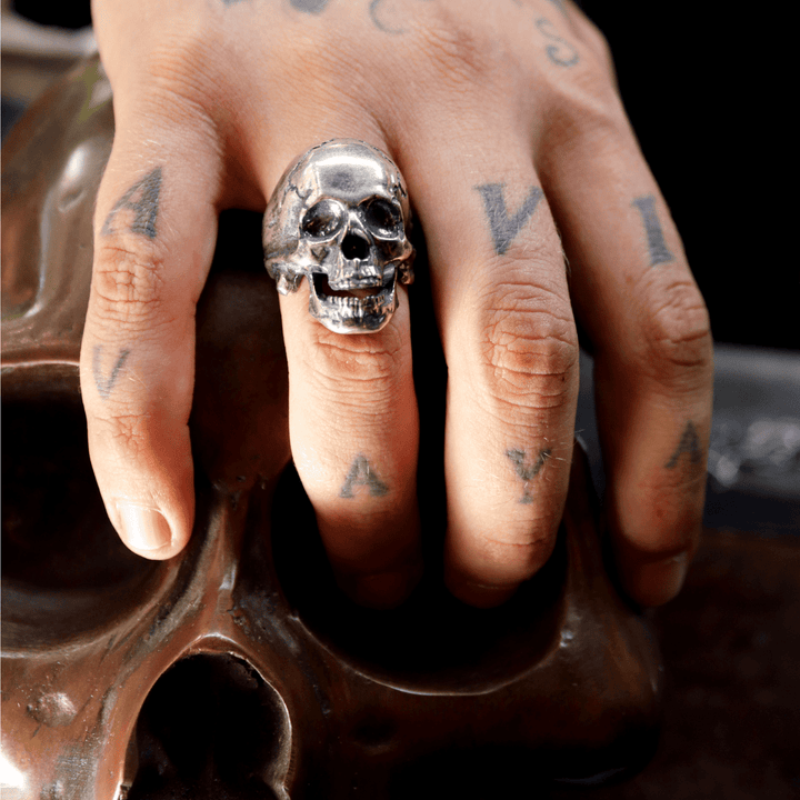 Ahorn Totenkopf Ring