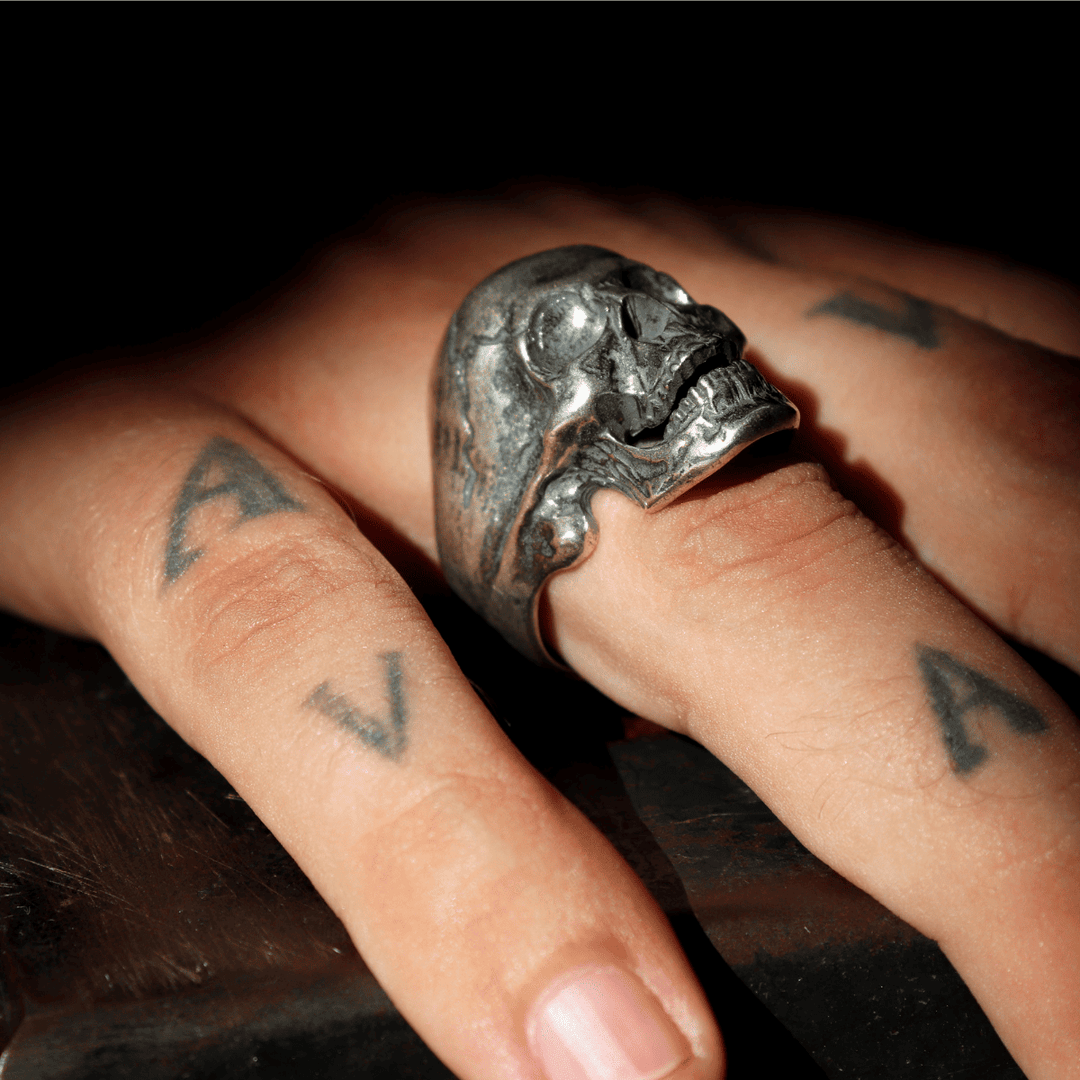 Ahorn Totenkopf Ring