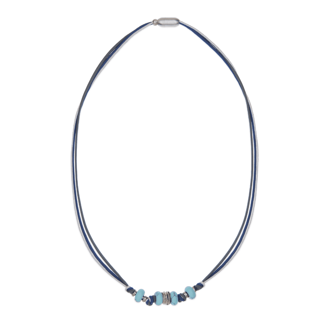 Kobaltblaue Nylonkette