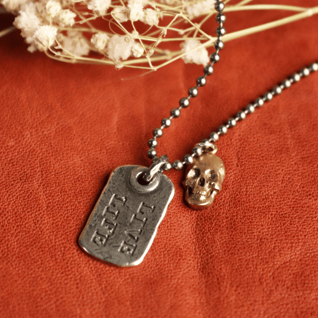 Collar Ragnar Calavera Plata 925 Live Life