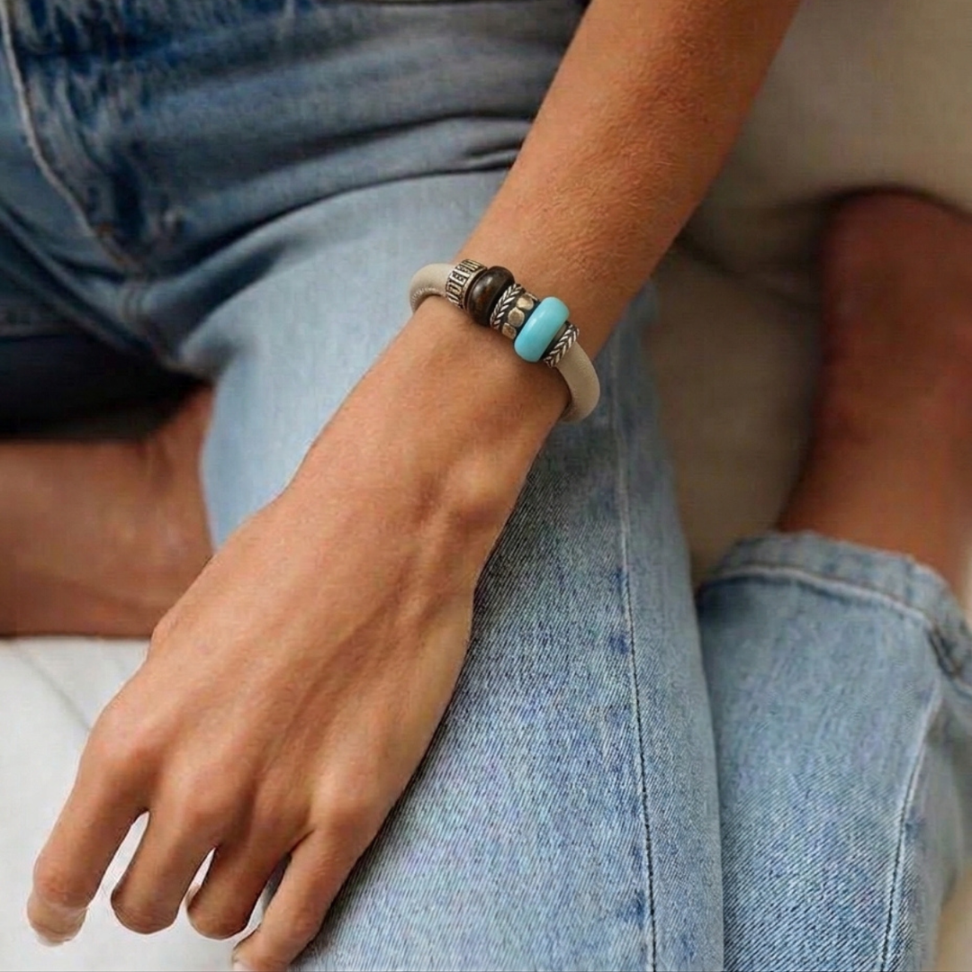 Pulsera de Cuero Mujer Bohol