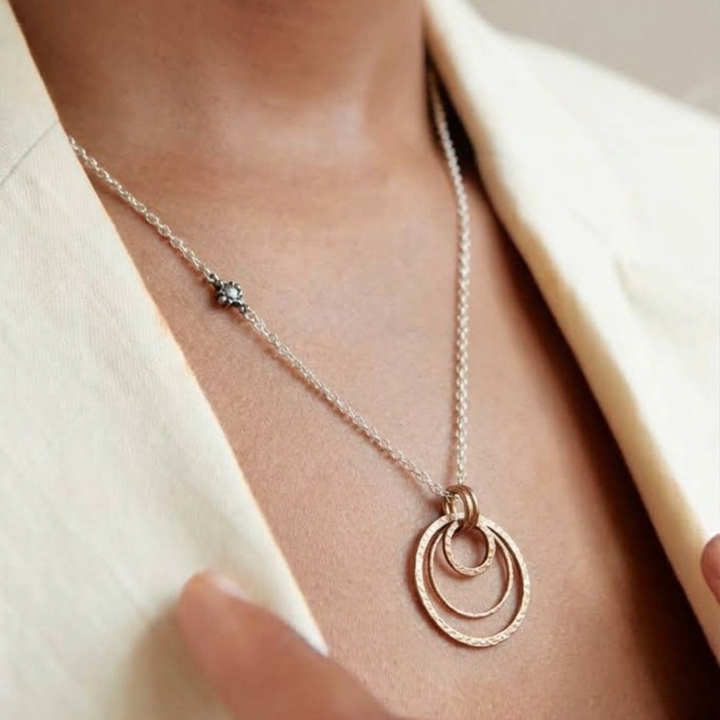 Collar Mujer Bantayan de Plata 925 y bronce