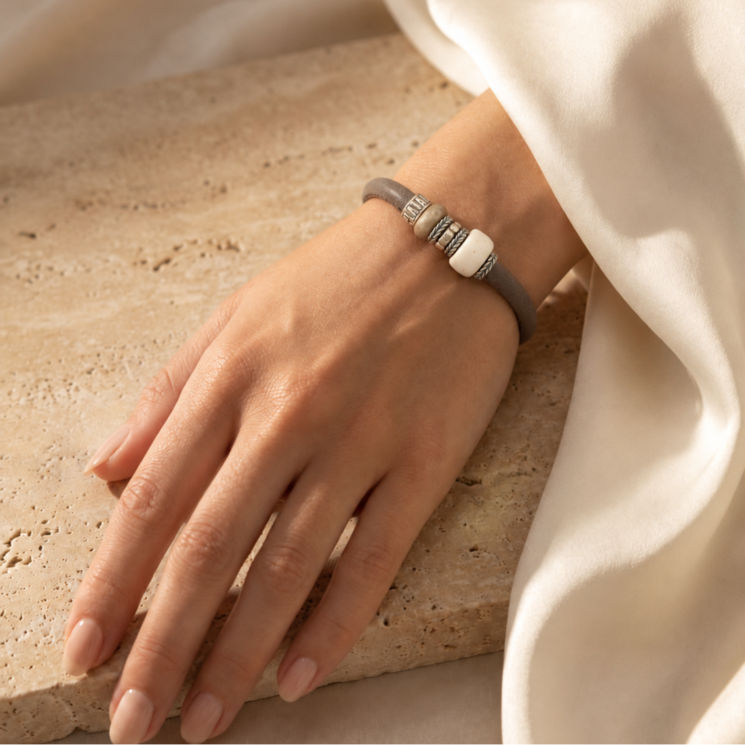 Pulsera de Cuero Mujer Siargao