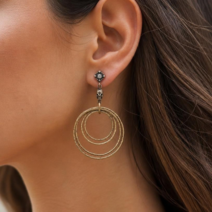 Komoran Skull Earrings