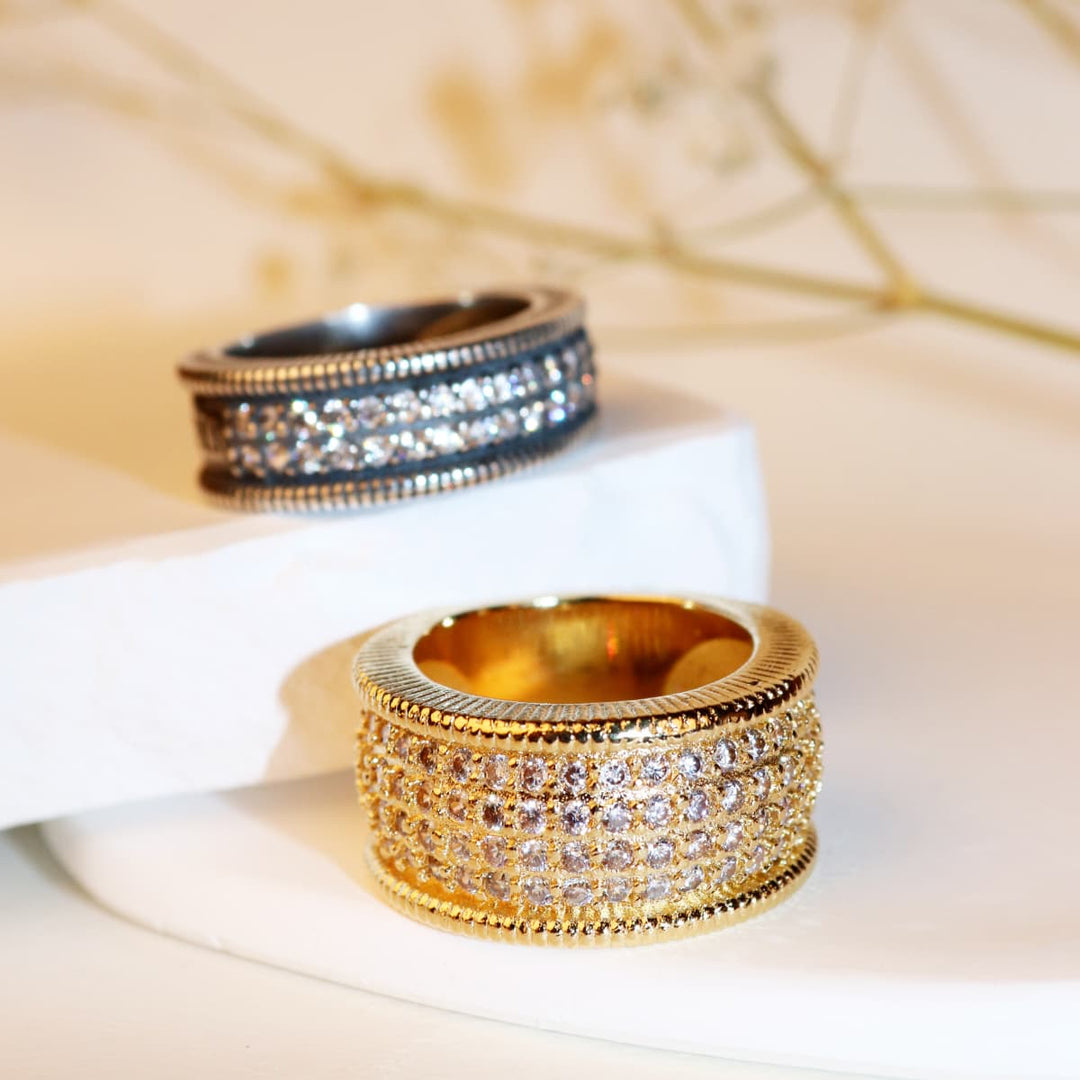 Anillo Mujer Chapado Oro Dorotea