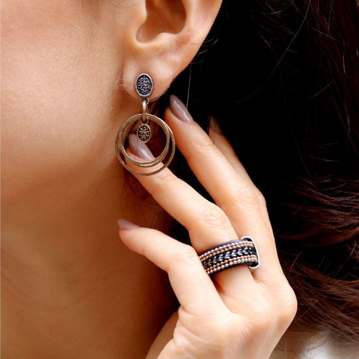 Pendientes Mujer Dola aros de bronce