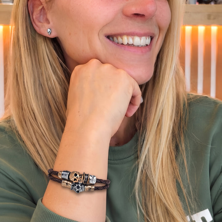 Laut Totenkopf Armband