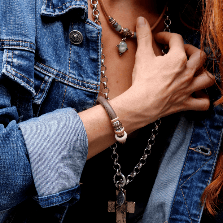 Women's 925 Silver Montes Cross Necklace