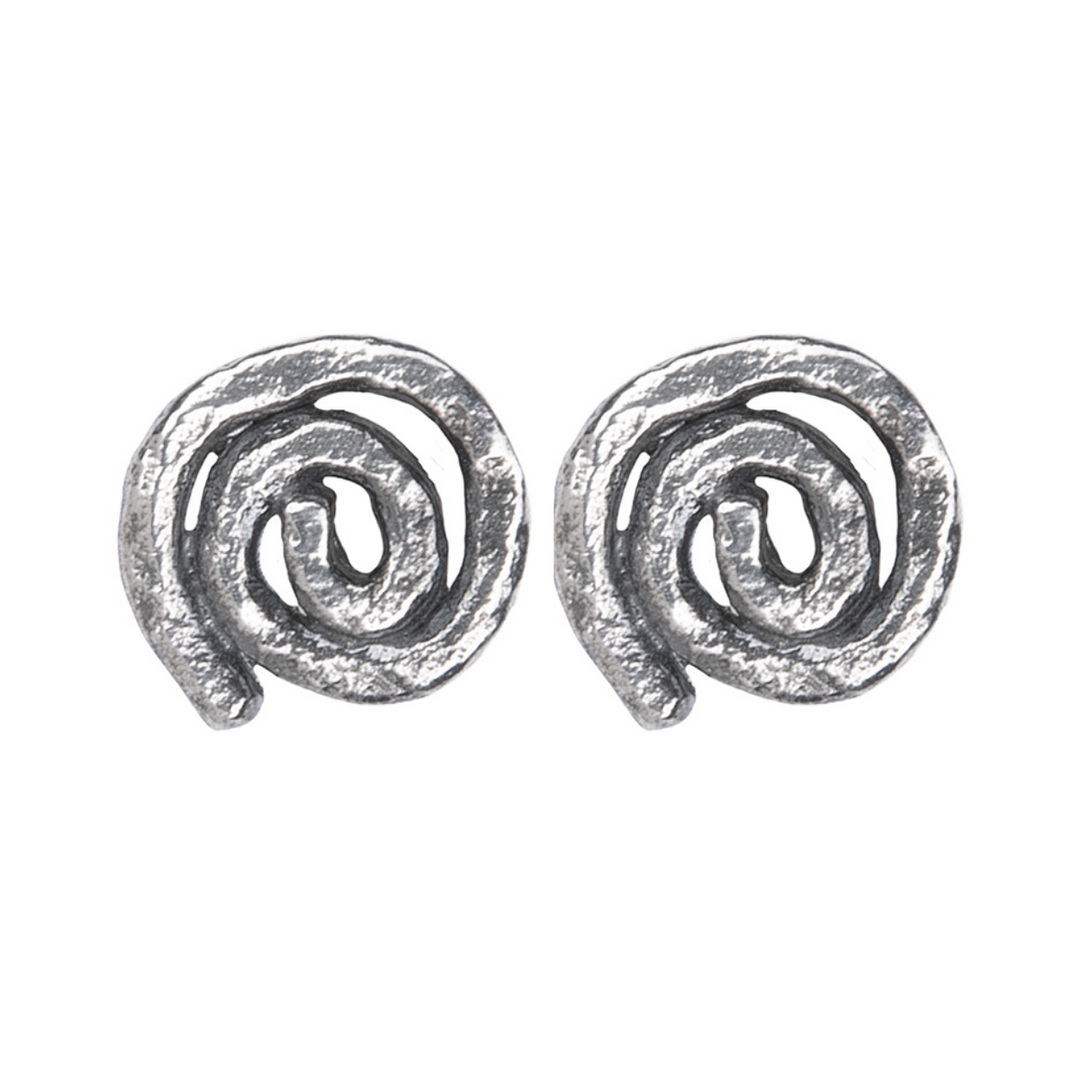 Yugen Damen Ohrringe mit 925 Silber Spirale