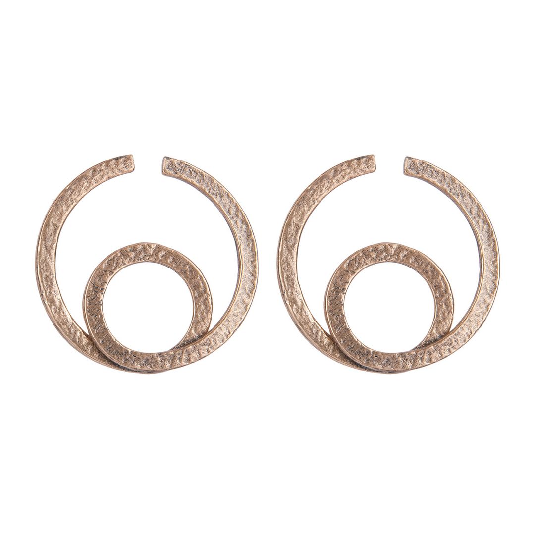 Pendientes Mujer Zenchi aros de bronce