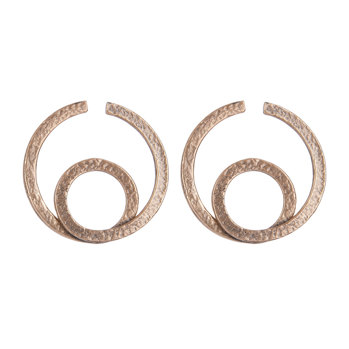 Pendientes Mujer Zenchi aros de bronce