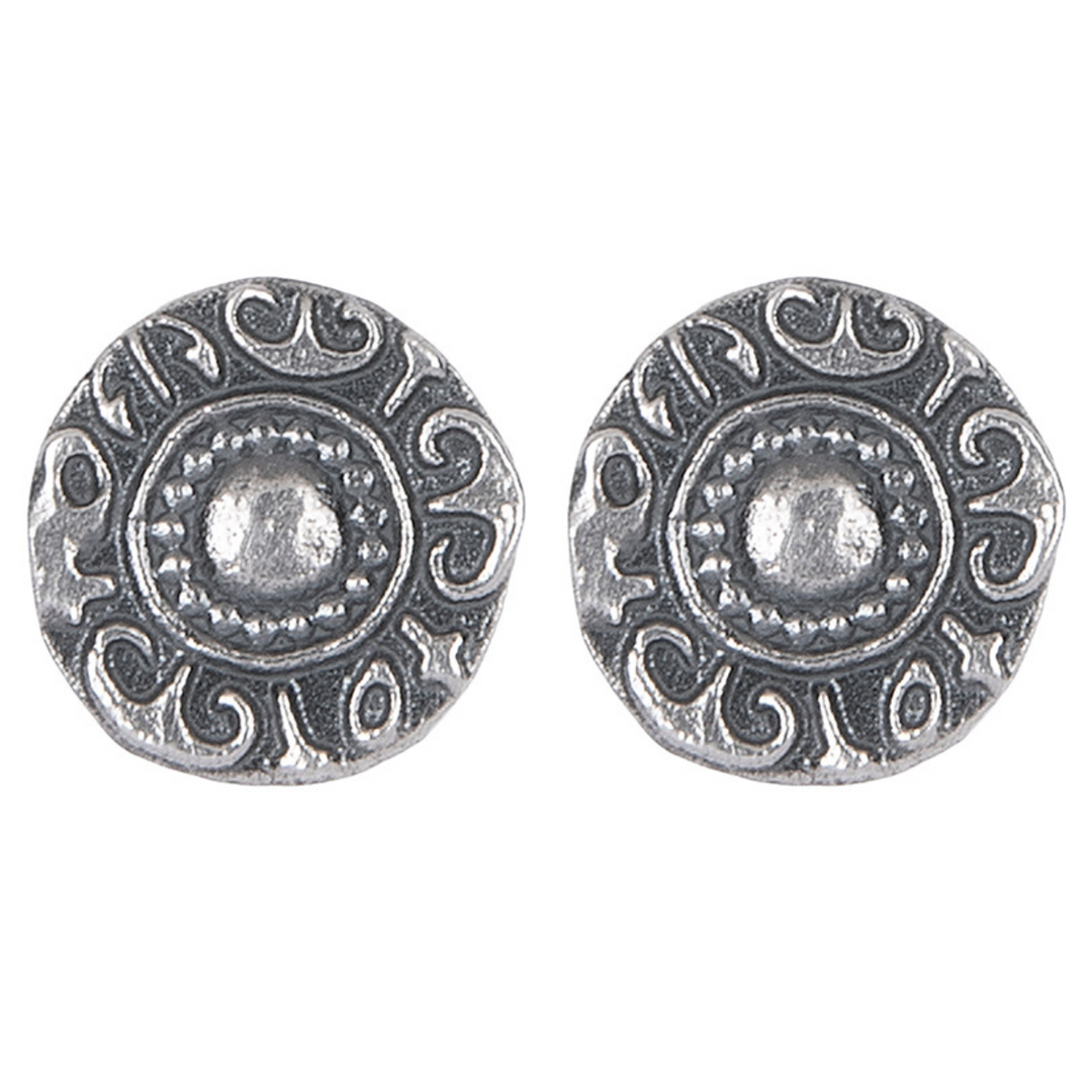 Mayonaka Women's Earrings in 925 Silver Engraved