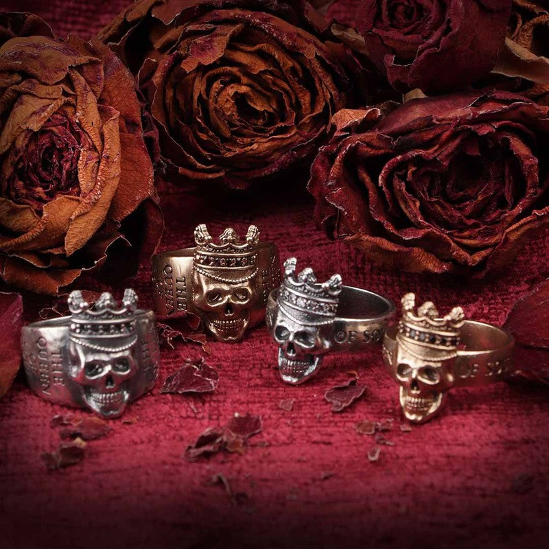 Anillo Unisex Calavera Cleisye en bronce 2