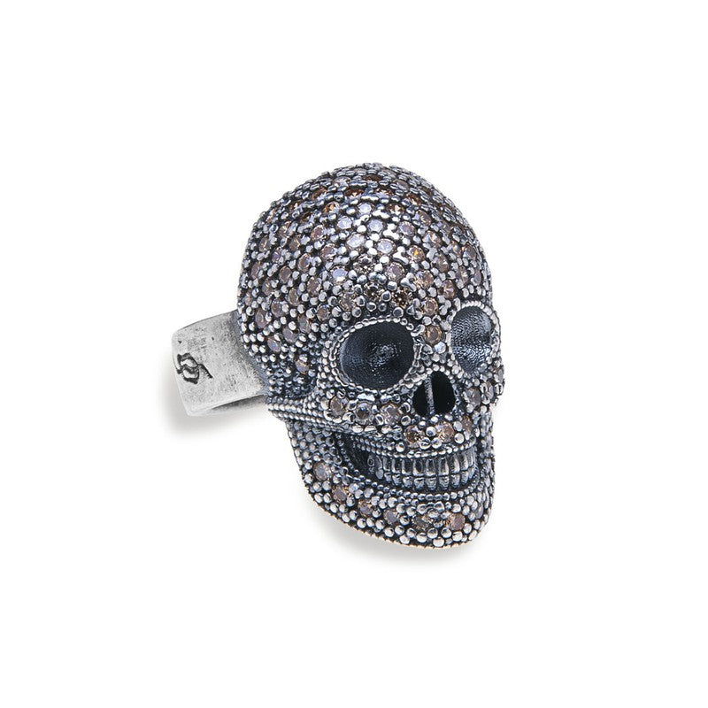 Anillo Calavera Catri en Plata 925