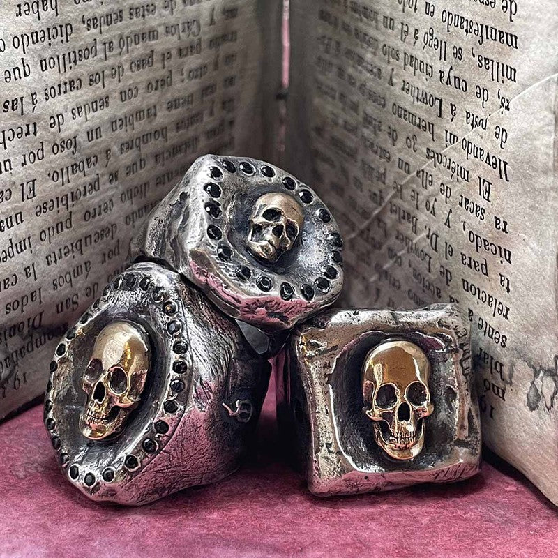 Anillo Calavera Trom en Plata 925 - Main Image