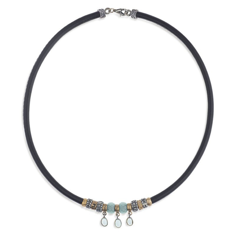 Collar Mujer Sauce de cuero 1