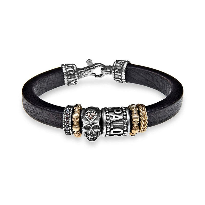 Pulsera Skull PLATADEPALO Jaques